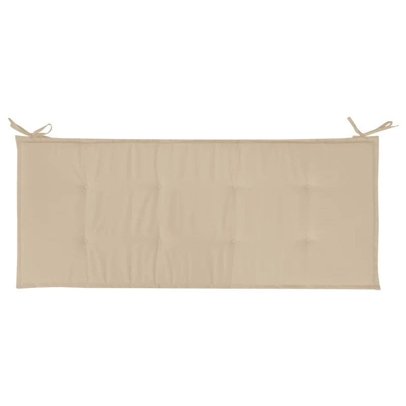 Coussin de banc de jardin Beige 150 x 50 x 3 cm DEC021755