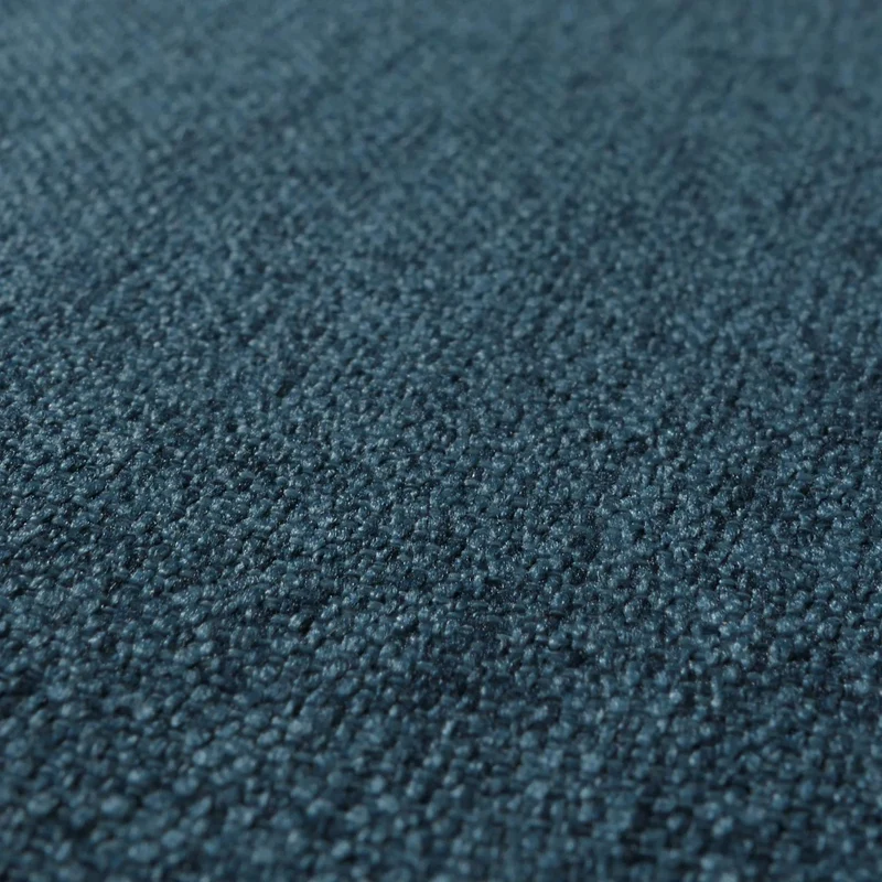 Canapé convertible avec coffre de rangement fonction lit surface 114x182 assise confortable avec accoudoirs et coussins tissu bleu foncé 04_0010097