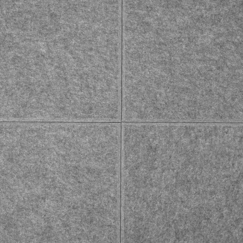 Lot de 4 panneaux acoustiques muraux isolation phonique 1 m² installation facile fixation adhésive tissu gris 04_0010308
