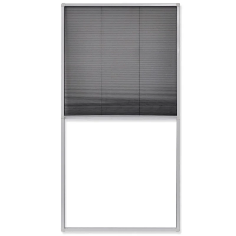 Moustiquaire plissée pour fenêtre 80 x 160 cm DEC022143