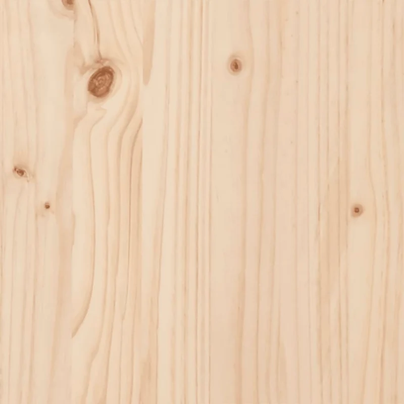Table de salle à manger design industriel 160 x 80 x 75 cm bois de pin massif et acier DEC036784
