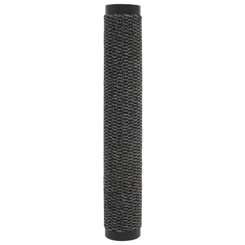 Lot de 2 paillassons rectangulaires 120 x 180 cm Anthracite DEC023169
