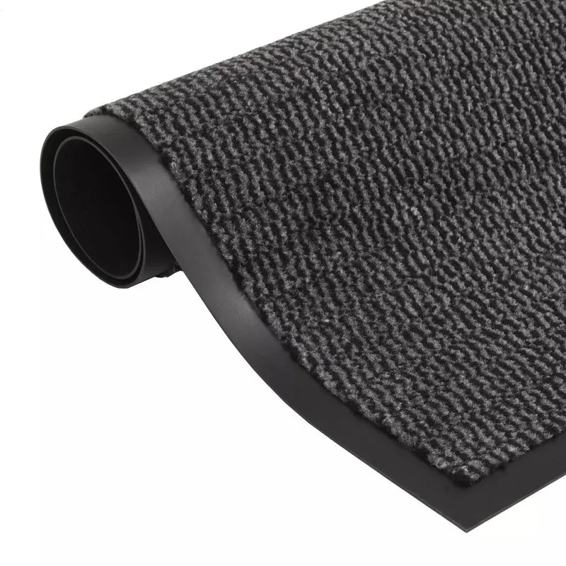 Paillasson rectangulaire 120 x 180 cm Anthracite DEC023105