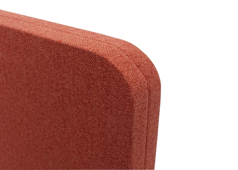 Cloison acoustique à double paroi paravent de bureau séparateur de pièce panneau d'affichage tissu marron 127x80 cm 04_0006425