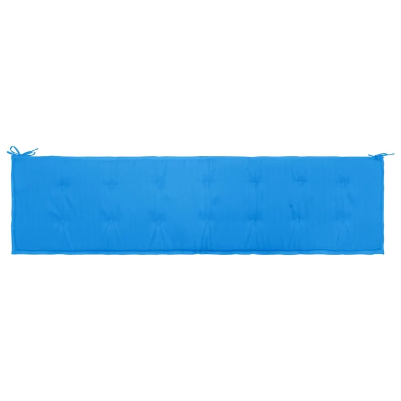 Coussin de banc de jardin Bleu 200 x 50 x 3 cm DEC021739