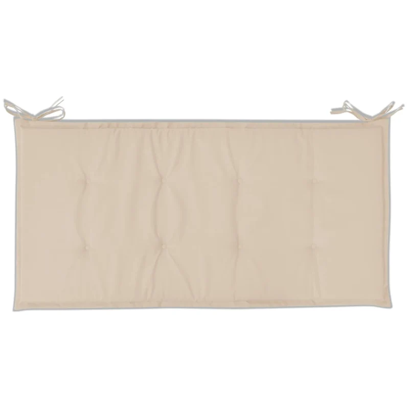 Coussin de banc de jardin Crème 100 x 50 x 3 cm DEC021558