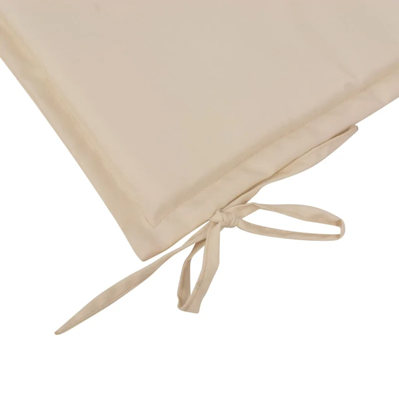 Coussin de banc de jardin Crème 100 x 50 x 3 cm DEC021558