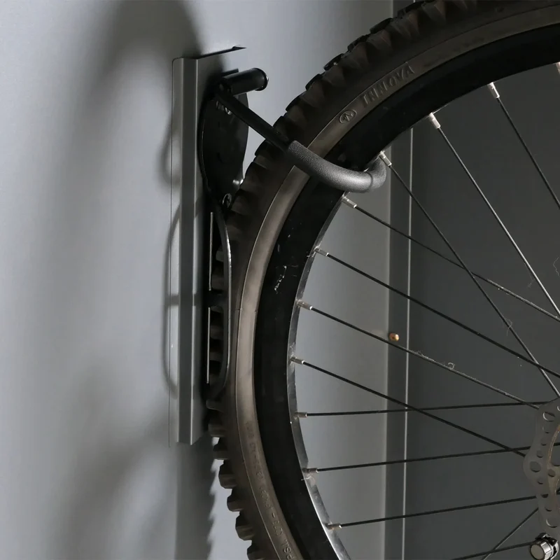 Garage à vélos pour 2 vélos abri vélo verrouillable en métal avec support mural 213x158x125 cm anthracite 04_0009045