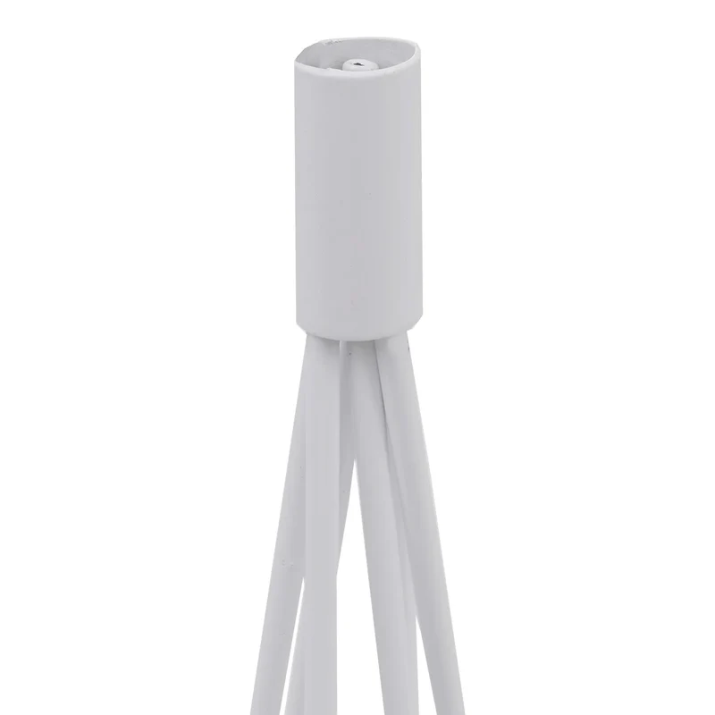 Arbre décoratif sapin de Noël décoratif en métal à personnaliser décoration intérieure 160 cm blanc 04_0008999