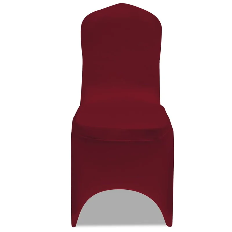 Housse de chaise extensible 4 pcs Bordeaux DEC022360