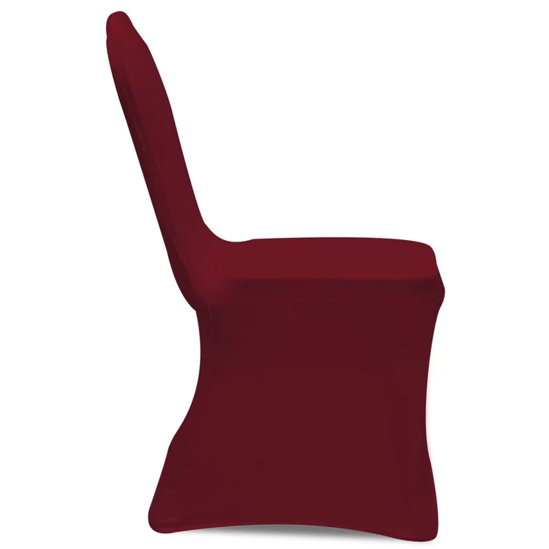Housse de chaise extensible 4 pcs Bordeaux DEC022360