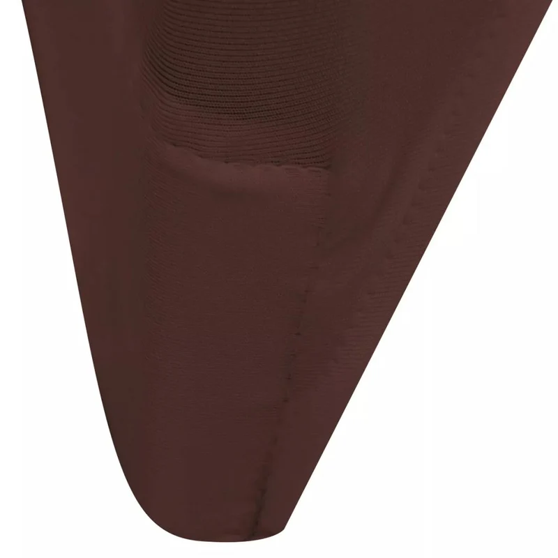 Housse de chaise extensible 6 pcs marron DEC022362
