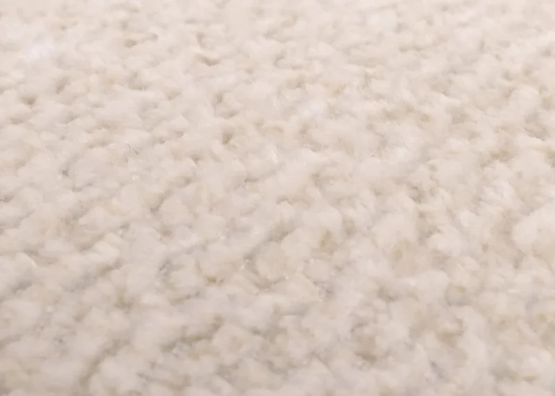 Canapé 2 places lounge avec accoudoirs design moderne formes arrondies 2 places en tissu chenille crème 04_0009023