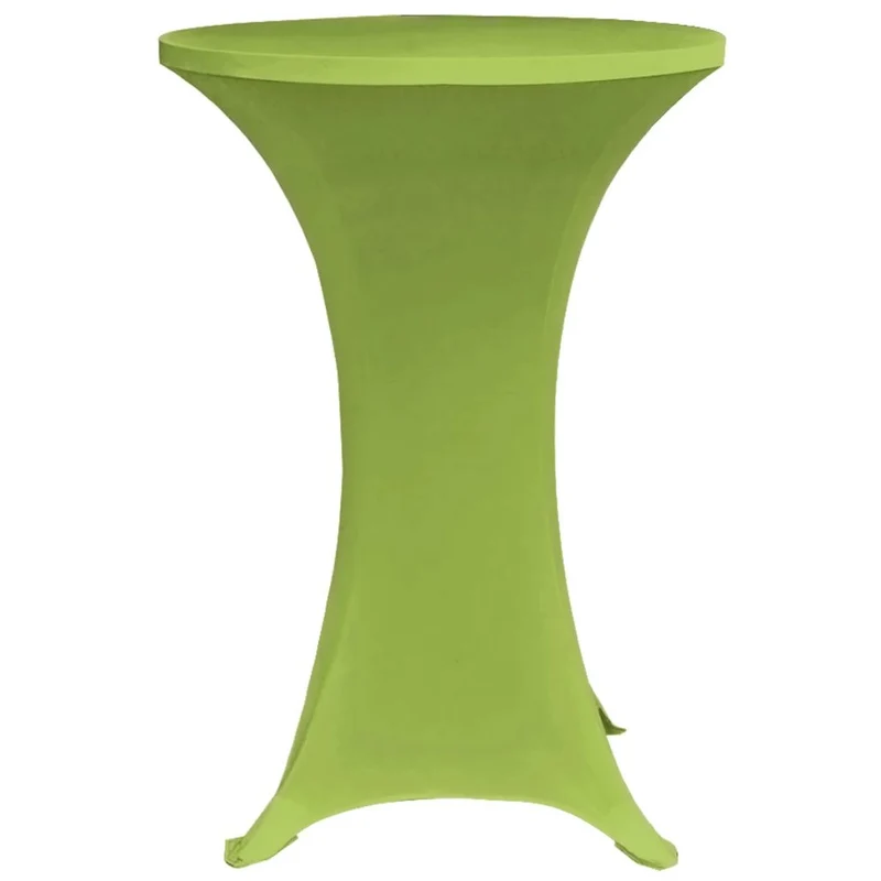 Housse de table extensible 2 pcs Ø70 cm Verte DEC022381