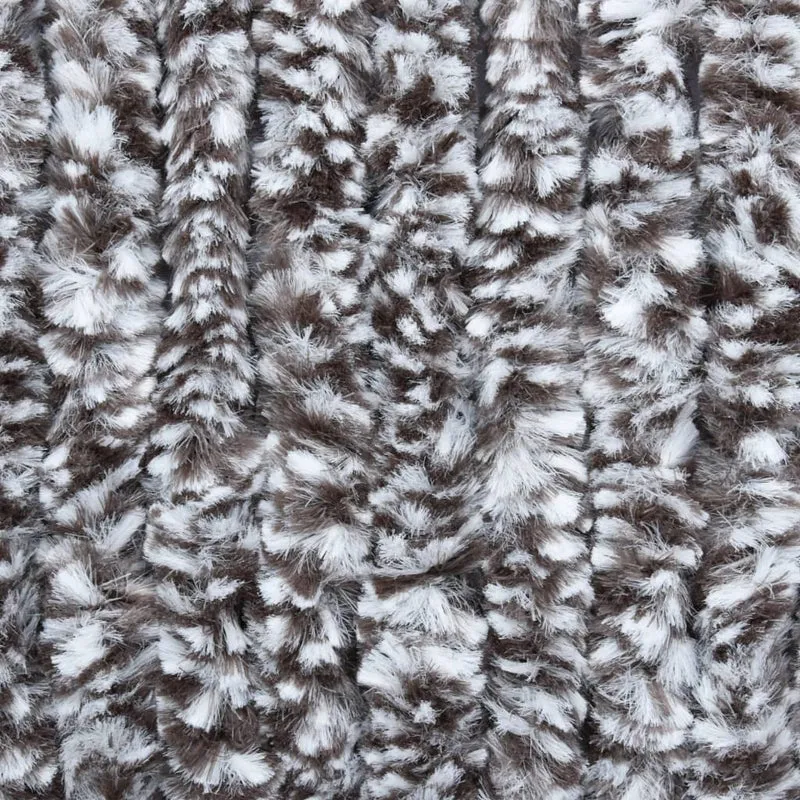Rideau contre insectes moustiquaire Marron et beige 56 x 185 cm Chenille DEC022178