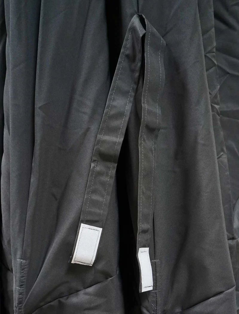 Parasol de marché Ø 5 m aluminium et polyester anthracite sans pied 04_0008019