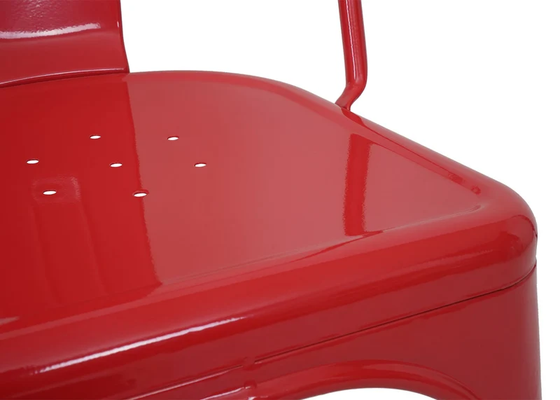 4x tabourets de bar avec dossier design industriel en métal rouge avec repose-pieds 04_0005225