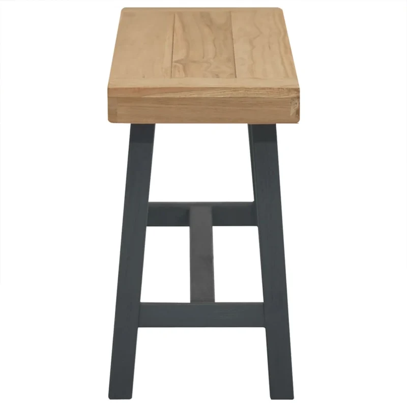 Banc design rustique 110 cm assise en bois massif de teck brun DEC024983