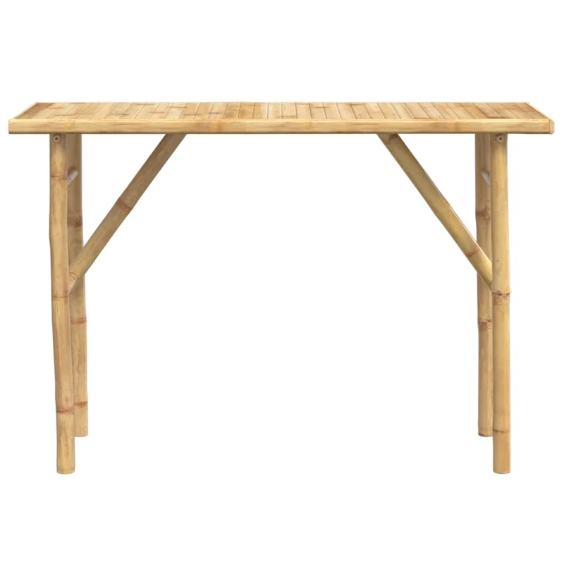 Table console d'entrée fonctionnel et stylé 115 x 39 x 75 cm en bambou DEC031330