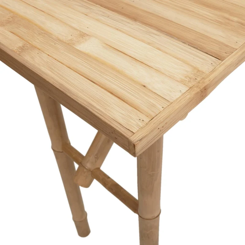 Table console d'entrée fonctionnel et stylé 115 x 39 x 75 cm en bambou DEC031330