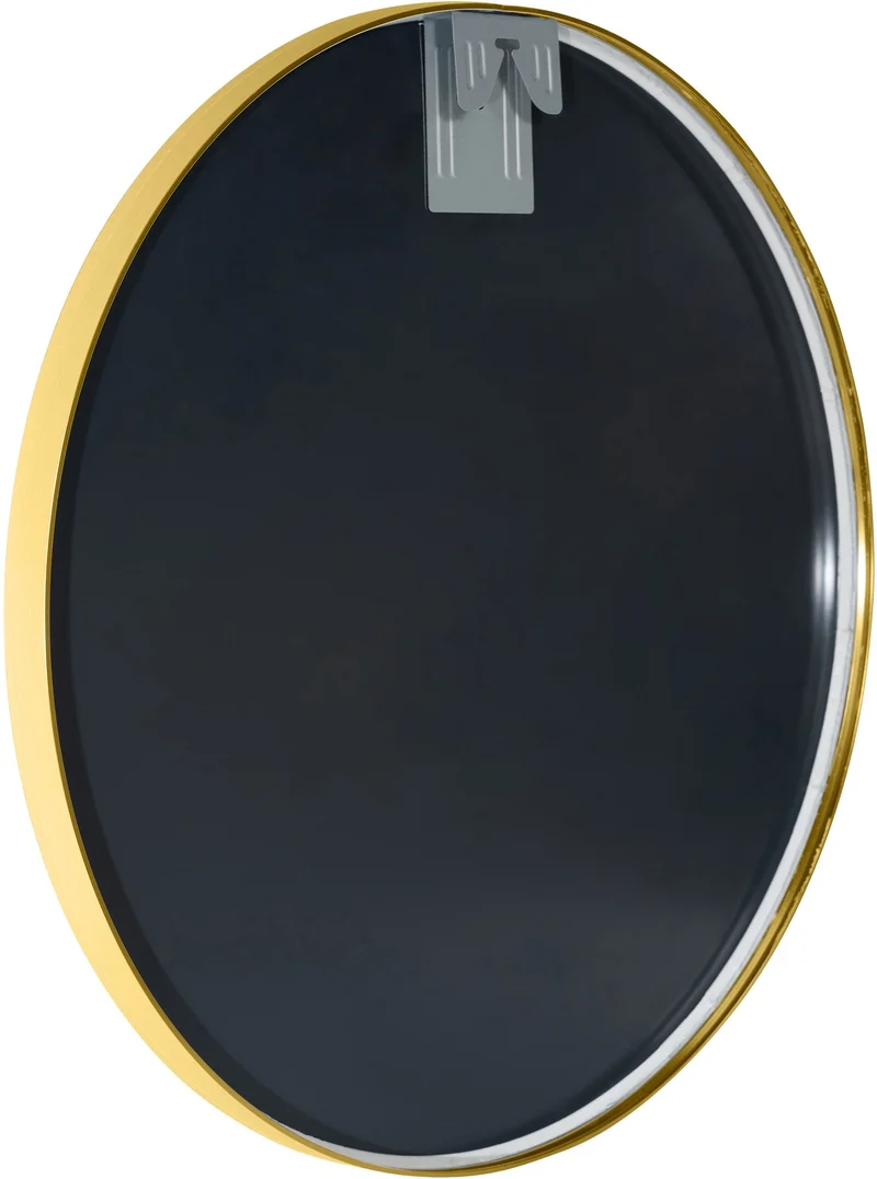 Miroir mural rond en métal doré diamètre 60 cm 10_0008417
