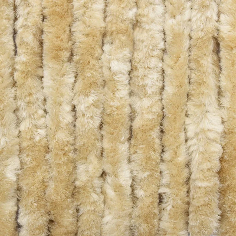 Rideau contre insectes moustiquaire Beige 56x185 cm Chenille DEC022184