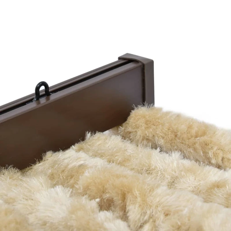 Rideau contre insectes moustiquaire Beige 56x185 cm Chenille DEC022184