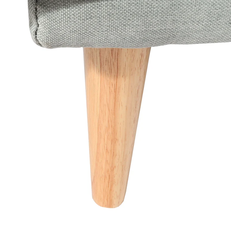 Canapé-lit convertible lit d’appoint surface de couchage 180 x 110 cm en tissu gris menthe 04_0010153