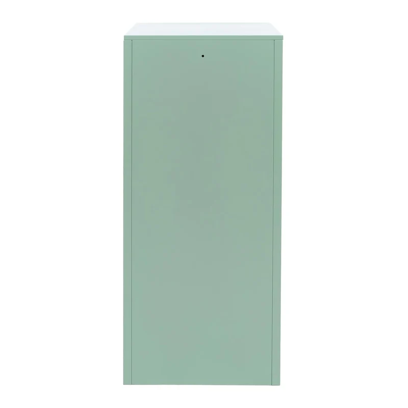 Armoire vestiaire métallique avec tringle et étagère amovible 90x38x45 cm acier couleur menthe 04_0008960