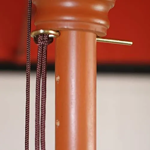 Parasol de jardin 2x3m polyester/bois 6kg terracotta 04_0003819