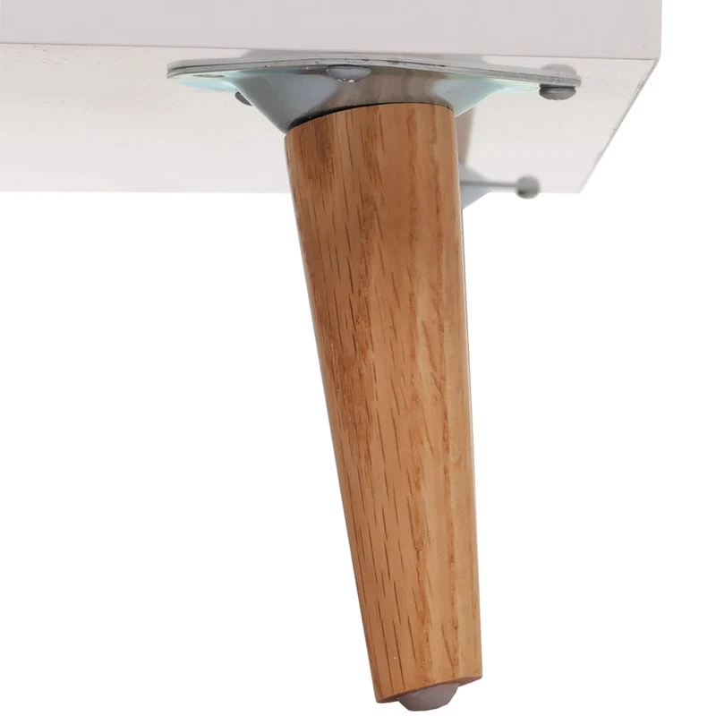 Table basse table de salon avec tiroirs portes et compartiment ouvert 43x100x60 cm blanc 04_0009657