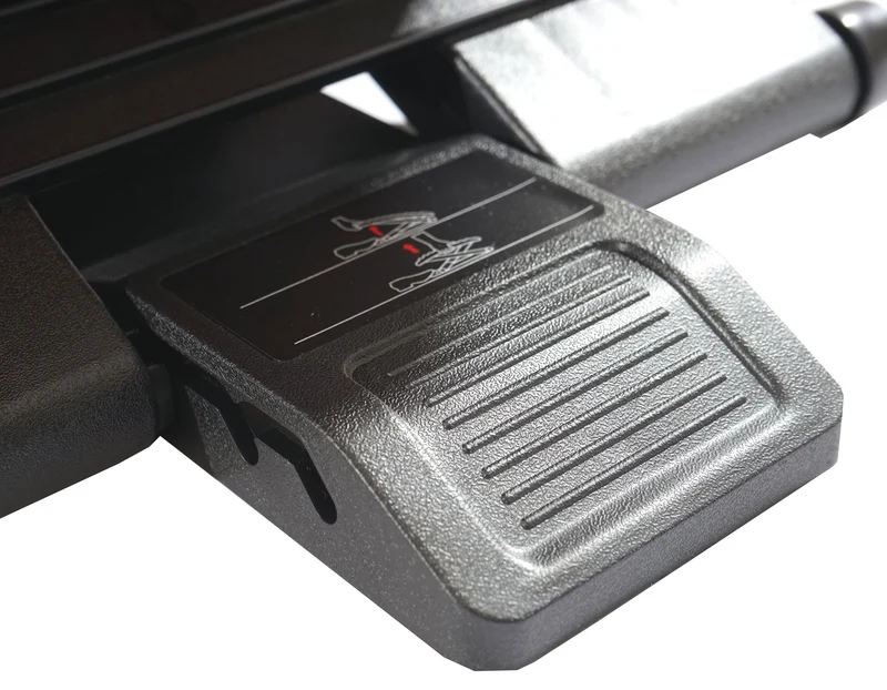 Repose-pieds ergonomique ajustable confort amélioré 12 x 46 x 32,5 cm en MDF noir 04_0011403