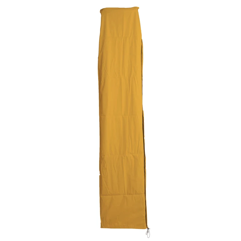 Housse de protection pour parasol rectangulaire 240 x 60 x 40 cm pratique finition mate en polyester jaune 04_0010571