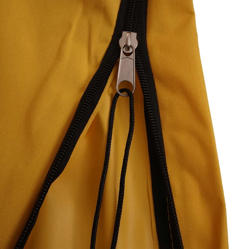 Housse de protection pour parasol rectangulaire 240 x 60 x 40 cm pratique finition mate en polyester jaune 04_0010571