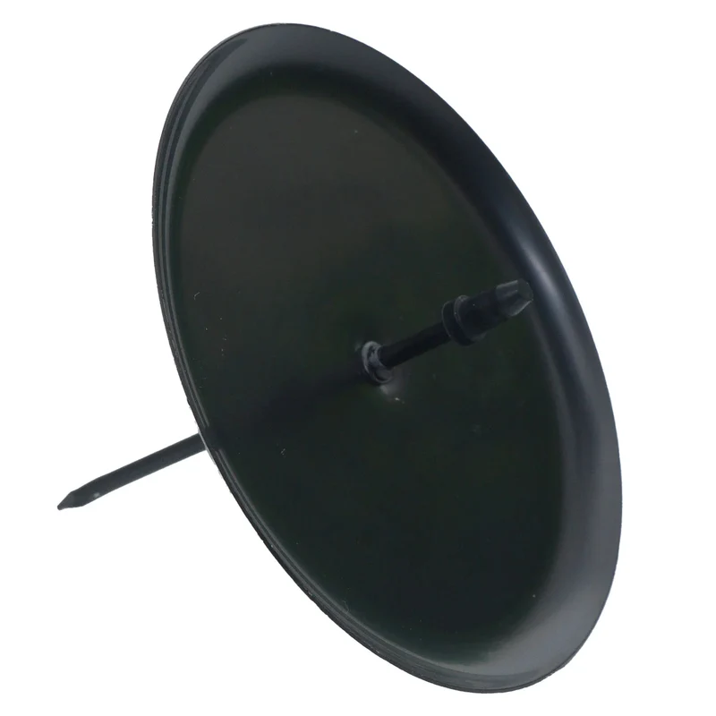 Couronne décorative avec 4 porte-bougies pour intérieur extérieur 10 x 45 x 45 cm en PE vert 04_0009164