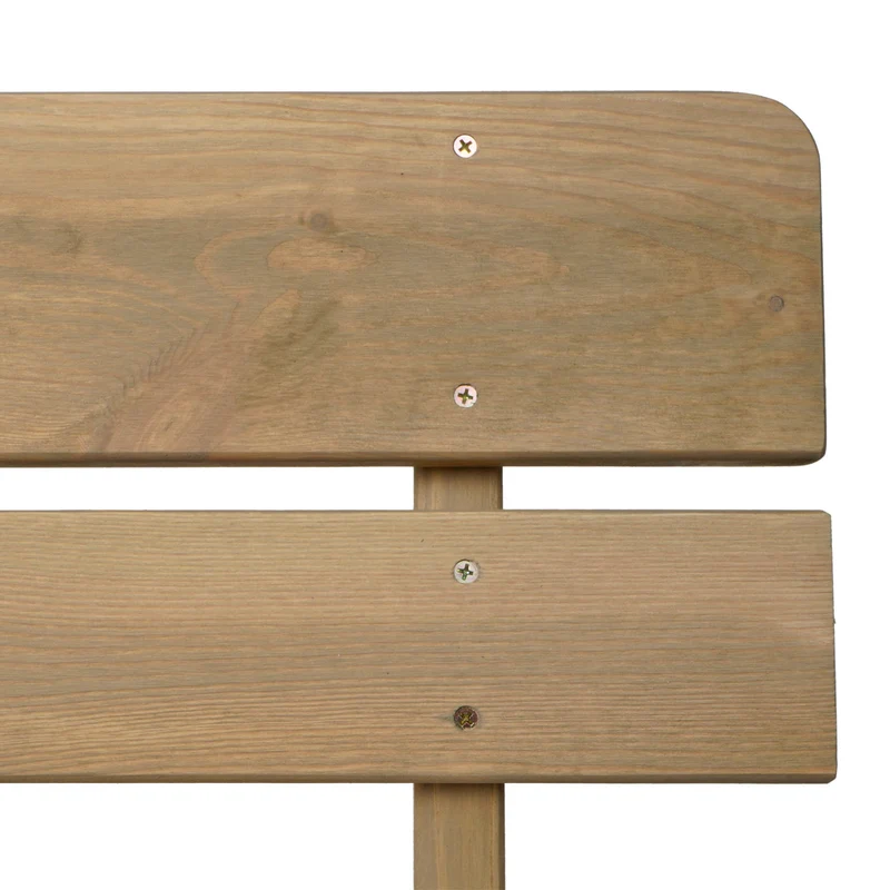 Banc de jardin avec dossier en bois massif 3 places 148 cm finition naturelle 04_0010262