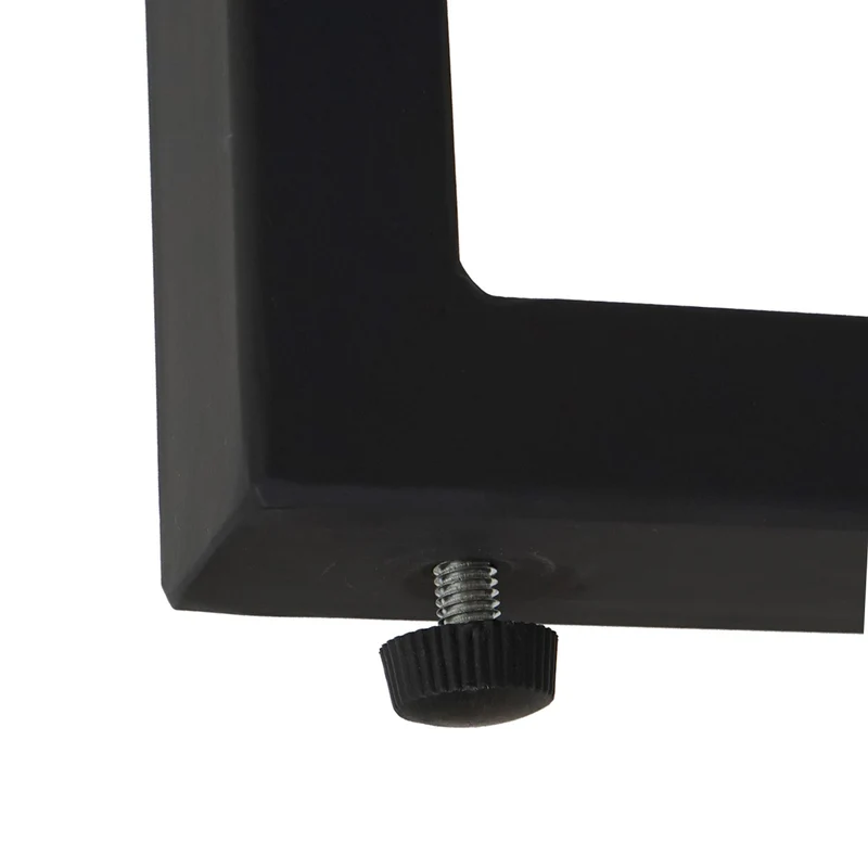 Table basse rectangulaire design moderne salon 40 x 110 x 60 cm en bois noir pieds en métal 04_0011355