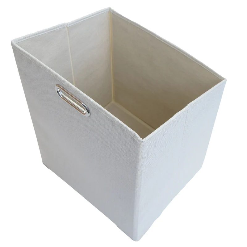 Meuble de salle de bain avec deux paniers à linge et deux étagères 88 x 81 x 33 cm en bambou naturel 04_0009760