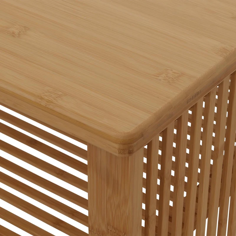 Table basse rectangulaire avec espace de rangement 46 x 97 x 55 cm en bambou naturel 04_0009772