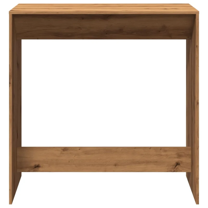 Table de bar rectangulaire design naturel – finition chêne artisanal – 102 × 50 × 103,5 cm DEC036424