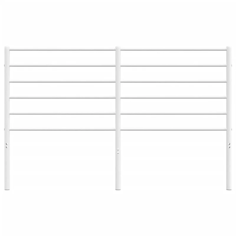 Tête de lit accessoire couchage chambre à coucher meuble 160 cm métal blanc TDL0202473