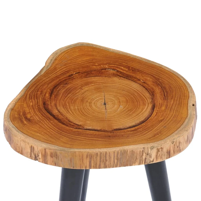 Petit table d'appoint artisanale en racine de teck – Chaque pièce est unique 40 x 45 cm DEC037055