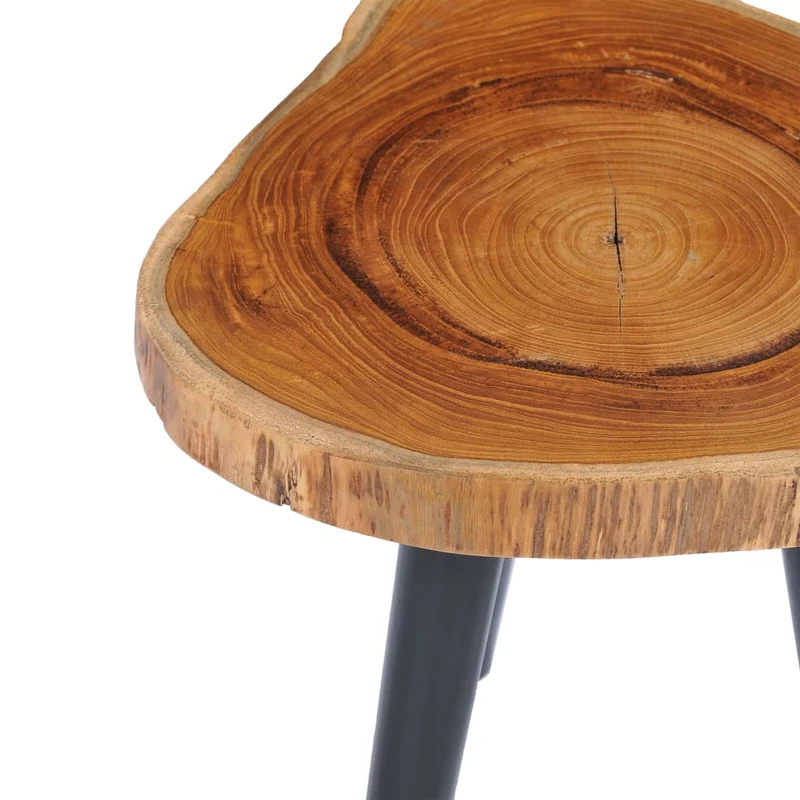 Petit table d'appoint artisanale en racine de teck – Chaque pièce est unique 40 x 45 cm DEC037055