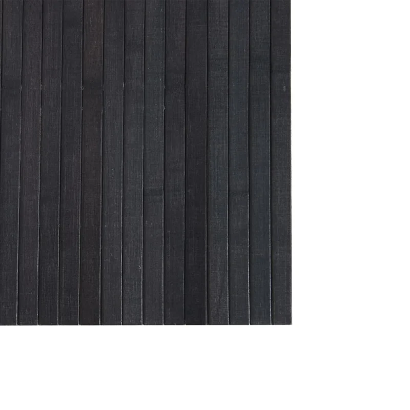 Paravent séparateur de pièce cloison 165 x 600 cm bambou gris DEC031145