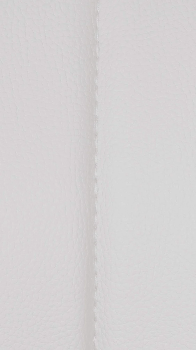 Tabouret de bar chaise haute x1 réglables en PVC blanc dossier ajouré et pied métal blanc 10_0006100