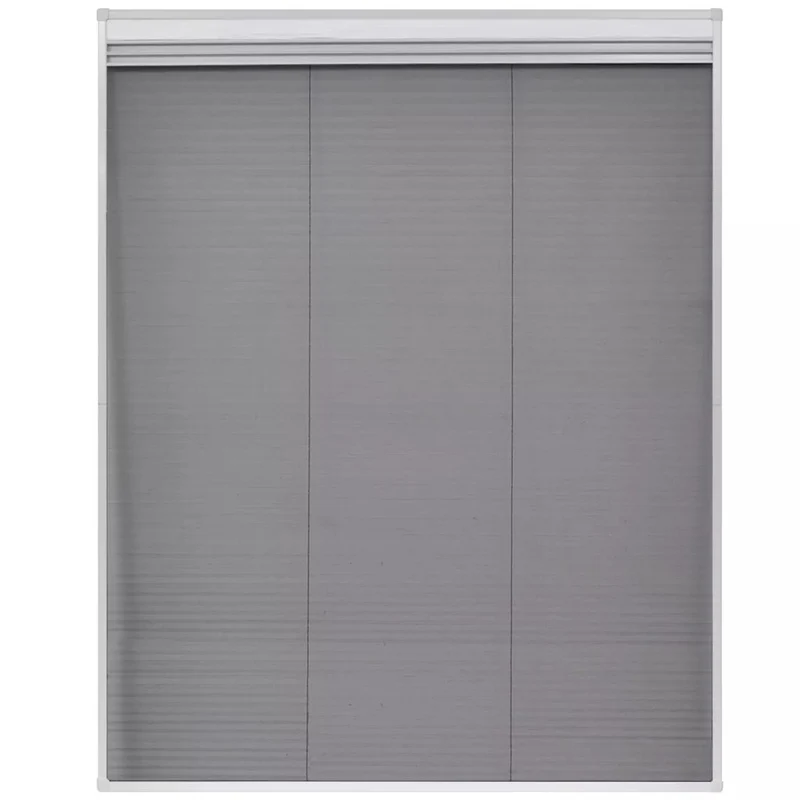 Moustiquaire plissée pour fenêtre et store Aluminium 80 x 100cm DEC022166