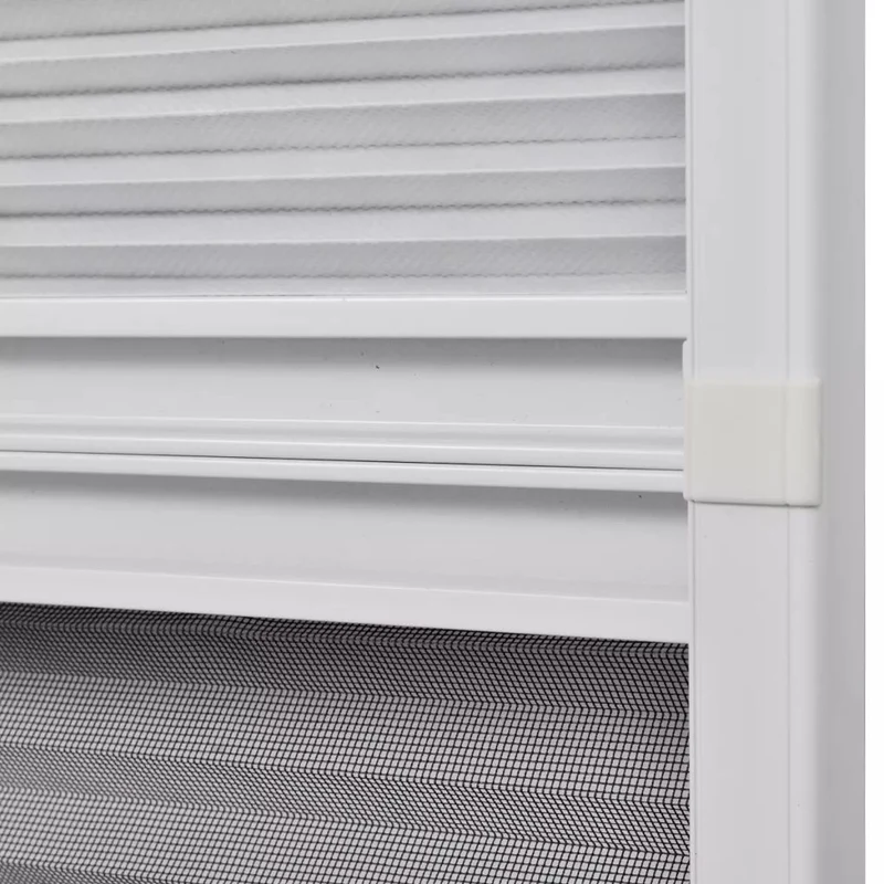 Moustiquaire plissée pour fenêtre et store Aluminium 80 x 100cm DEC022166