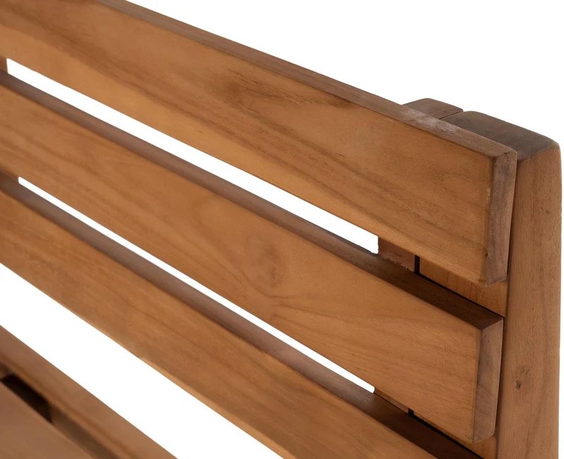 Banc de jardin en teck avec dossier 120 cm – Design authentique et intemporel 10_0007932