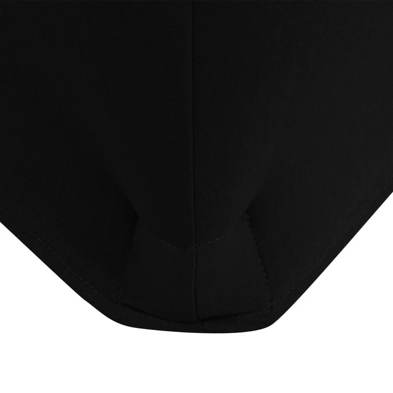Housses extensibles pour table 2 pièces 183 x 76 x 74 cm Noir DEC022431
