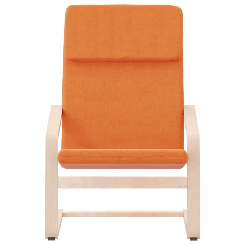 Fauteuil design simple chaise de canapé design moderne en tissu jaune DEC026705